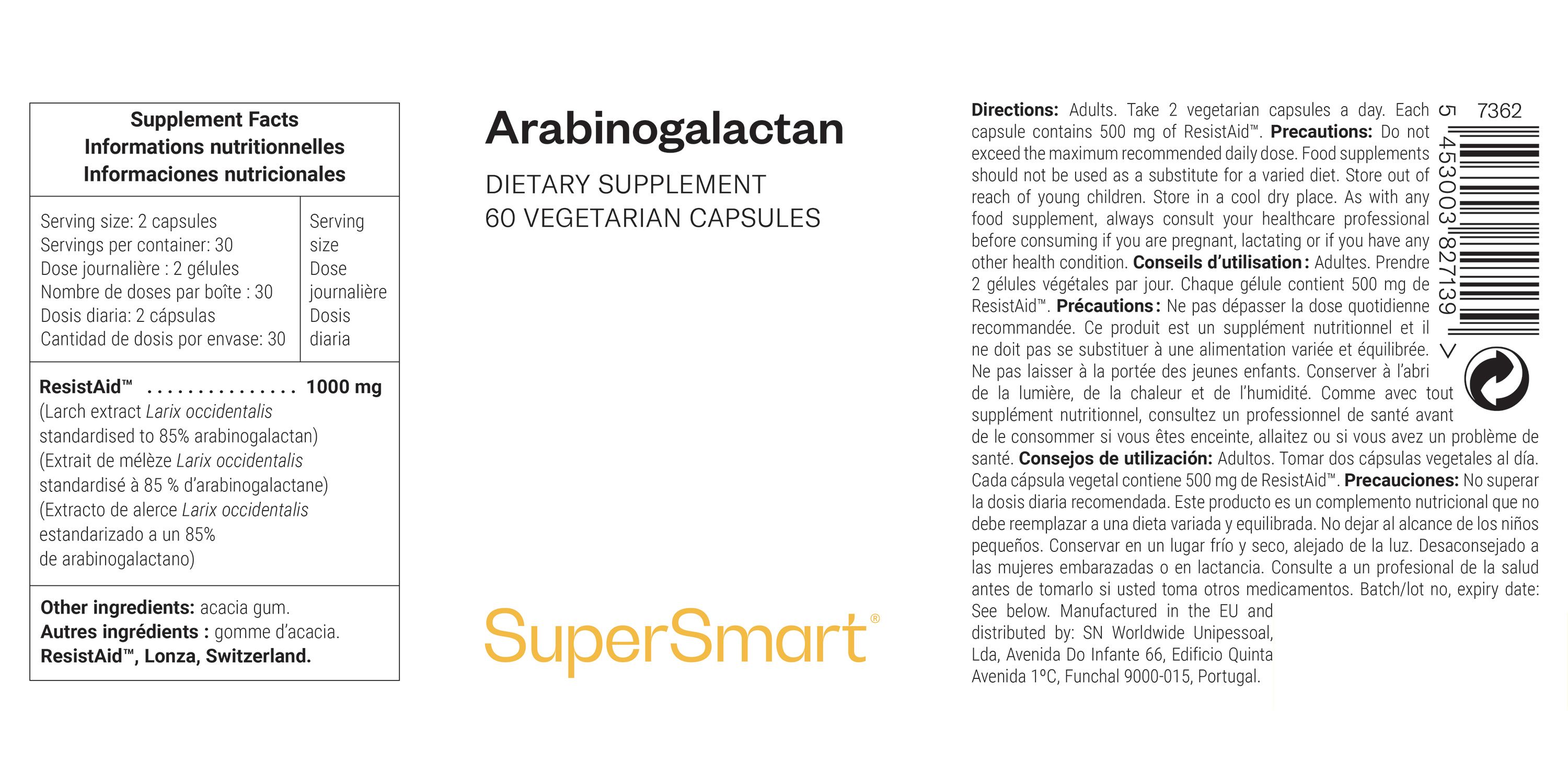 SuperSmart - Arabinogalactan 60 St