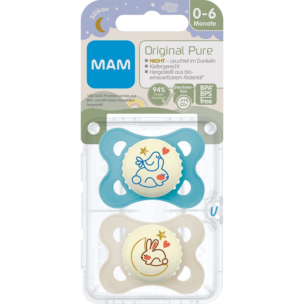 MAM Original Pure Night Silikon 0-6 (Farbe nicht frei wählbar)