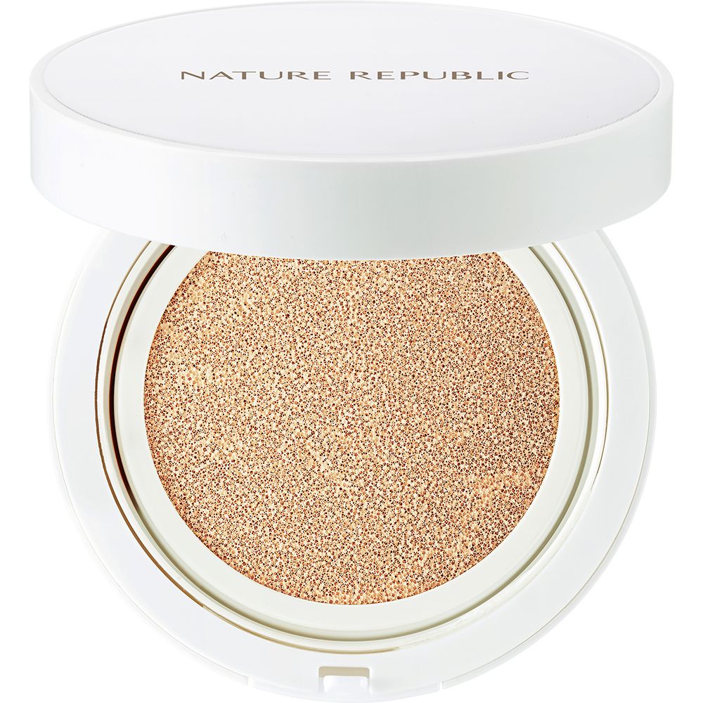 NATURE REPUBLIC een Derma Mild Cica Serum Cover Cushion SPF50+ PA+++ 01 Light Beige