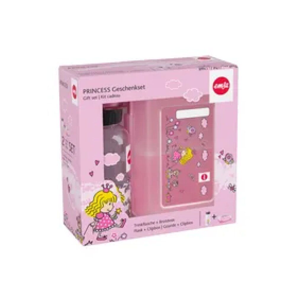 Verpackung des EMSA Geschenksets Princess, Vorderansicht.