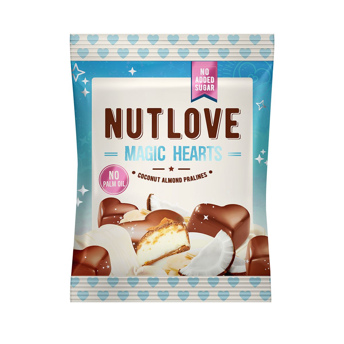 Allnutrition Nutlove Magic Hearts Coconut Almond Pralines