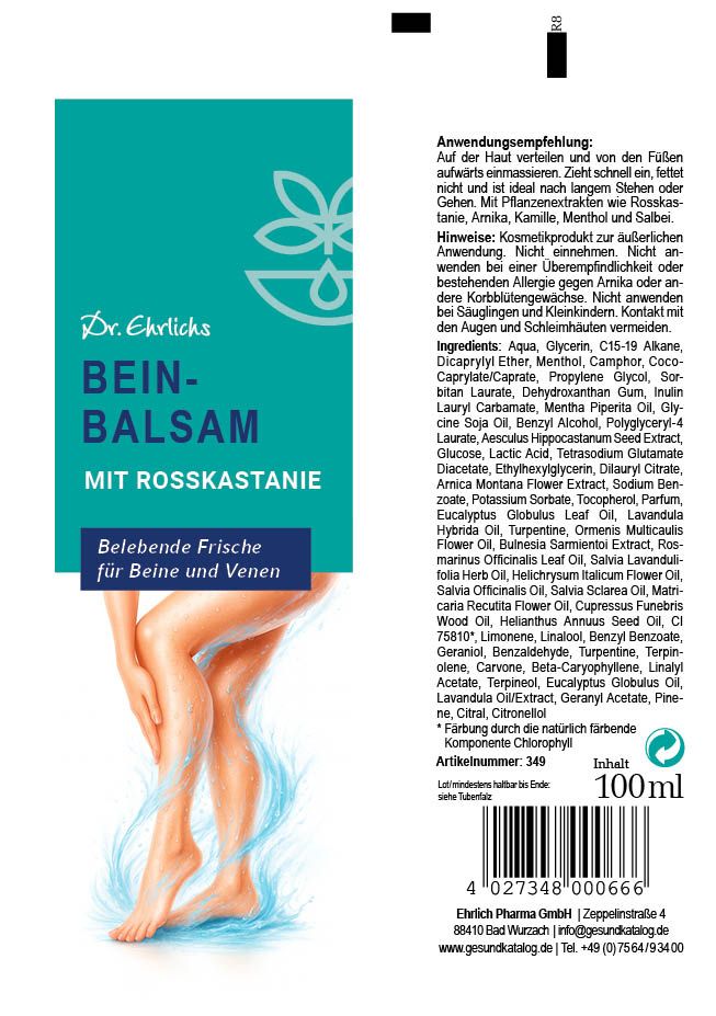 Dr. Ehrlichs Beinbalsam mit Rosskastanie