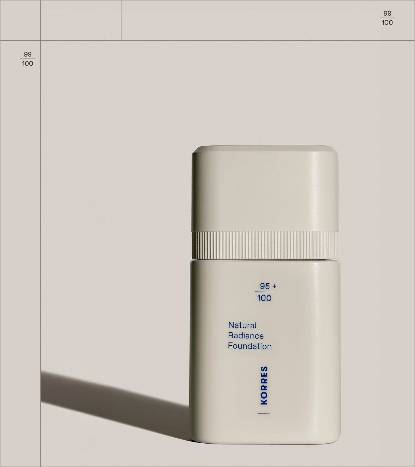 Korres Natural Radiance Foundation medium 02 30 ml Tube