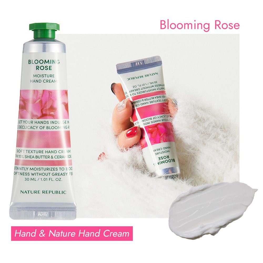 NATURE REPUBLIC Hand and Nature Blooming Rose Hand cream