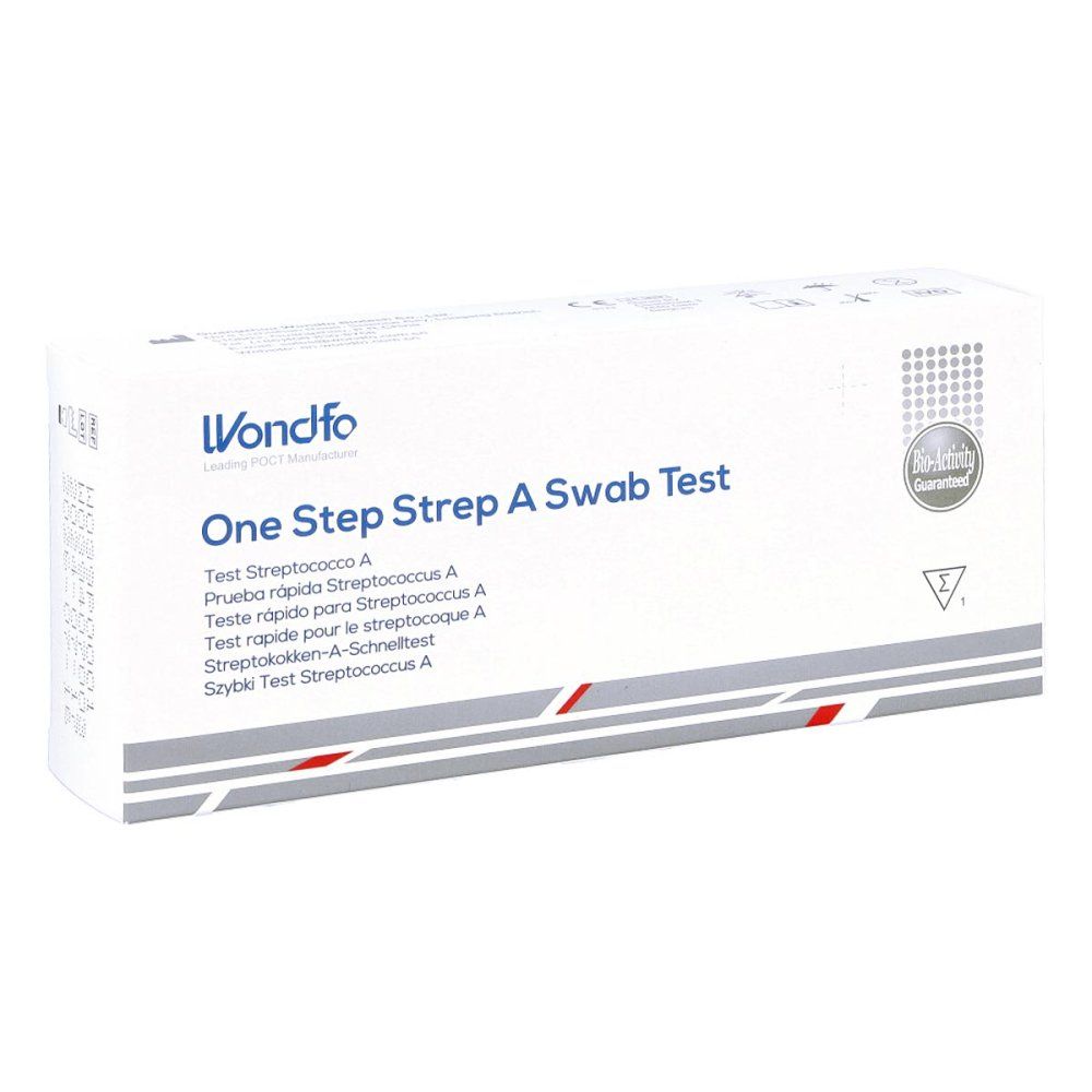 Wondfo Streptokokken Gruppe A Schnelltest Scharlach Selbsttest