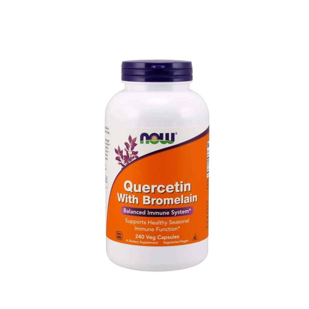 NOW Foods Quercetin mit Bromelain 240 St Kapseln