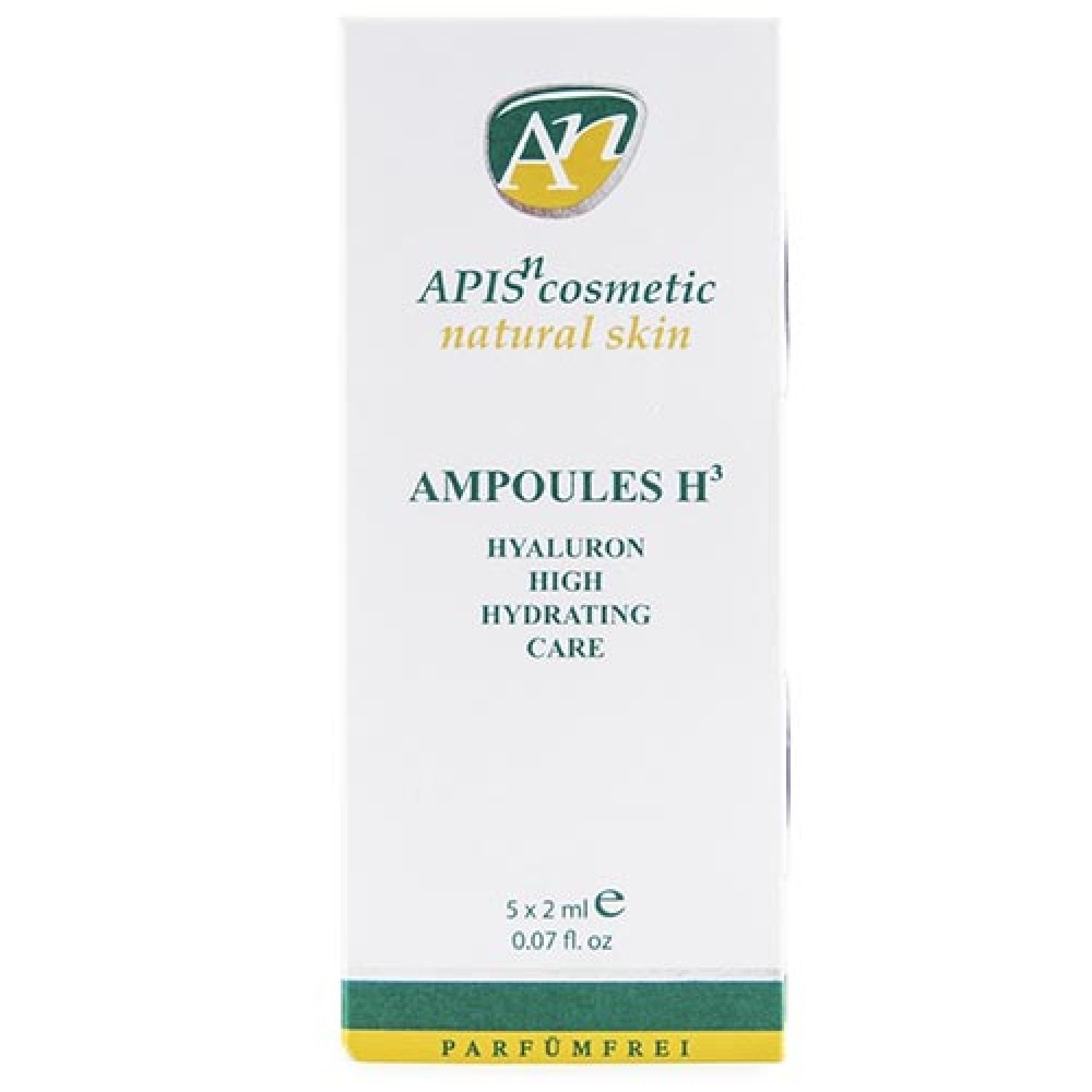 Apis Cosmetic PARFÜMFREI Natural Skin H3 - Hyaluron Pflegeampulle