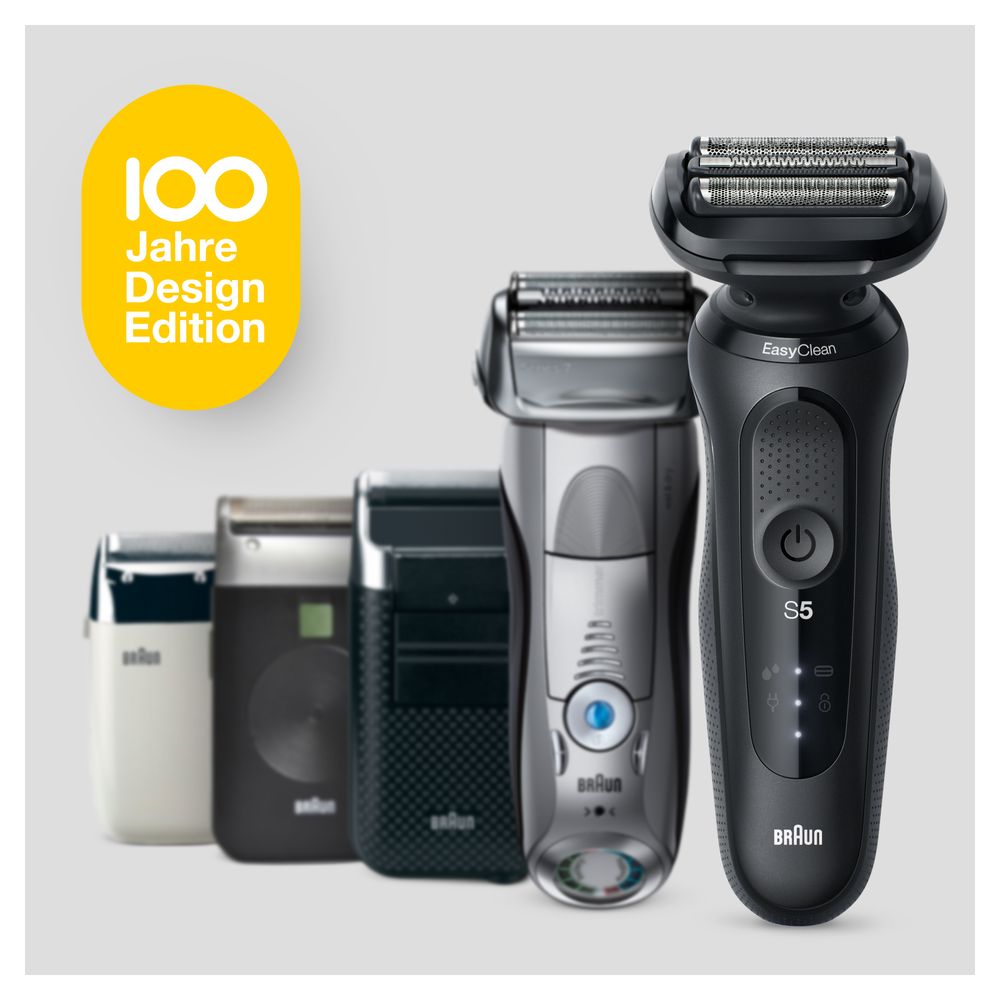 Braun - Elektrischer Rasierer "Series 5 - 100 Jahre Design Edition" in Schwarz