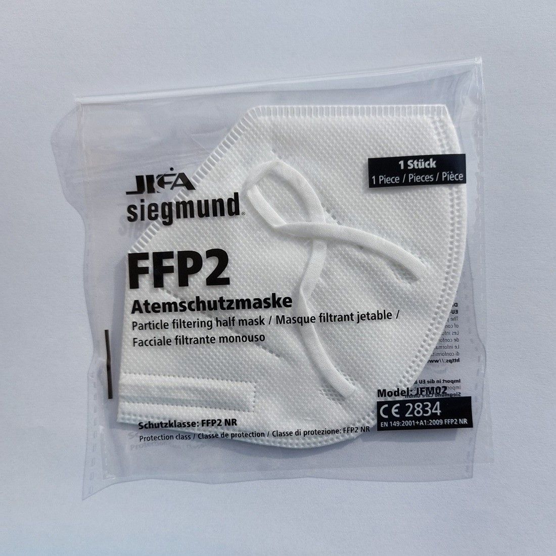 siegmund care JIFA FFP2 Atemschutzmaske weiß