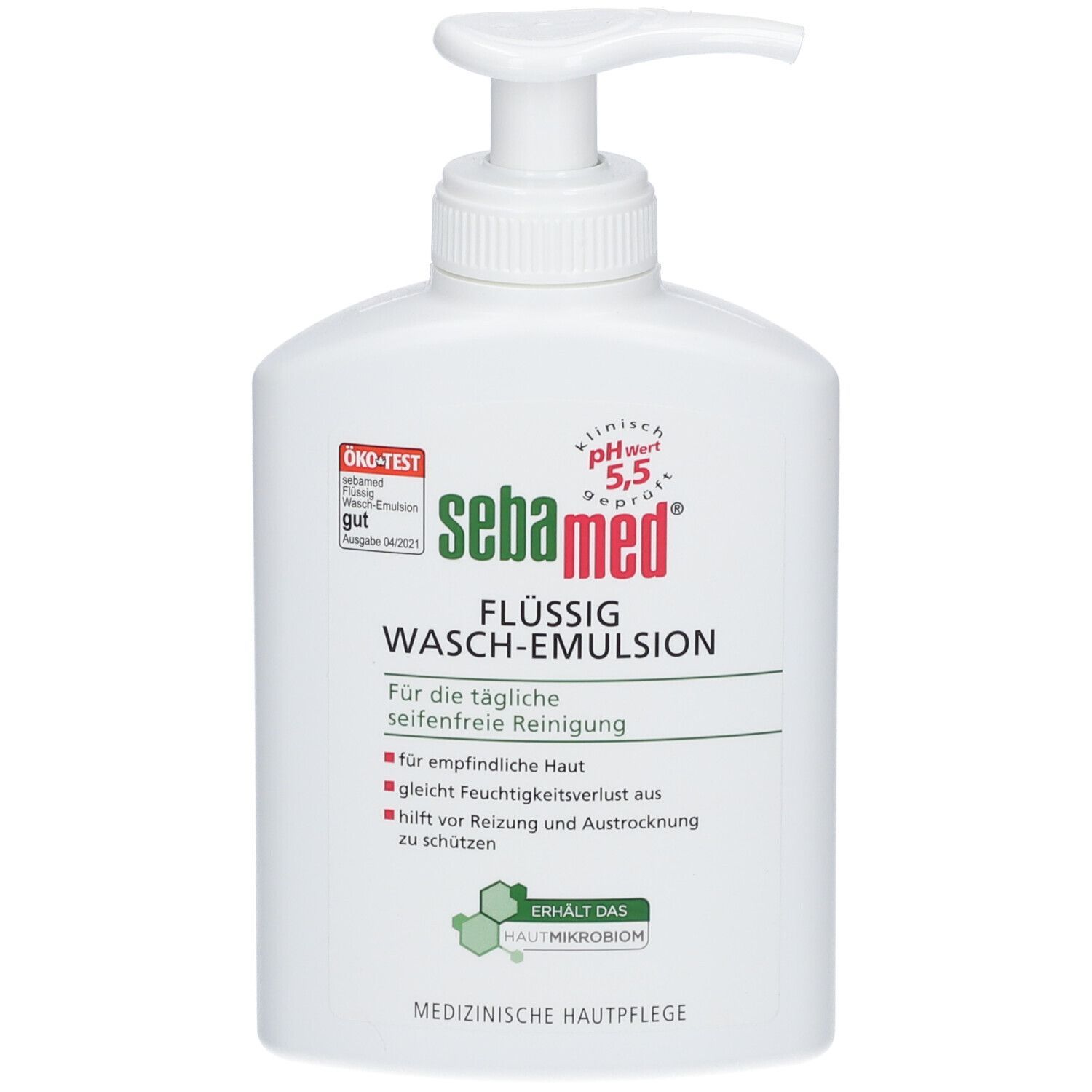 Sebamed flüssig Waschemulsion mit Spender 200 ml Emulsion