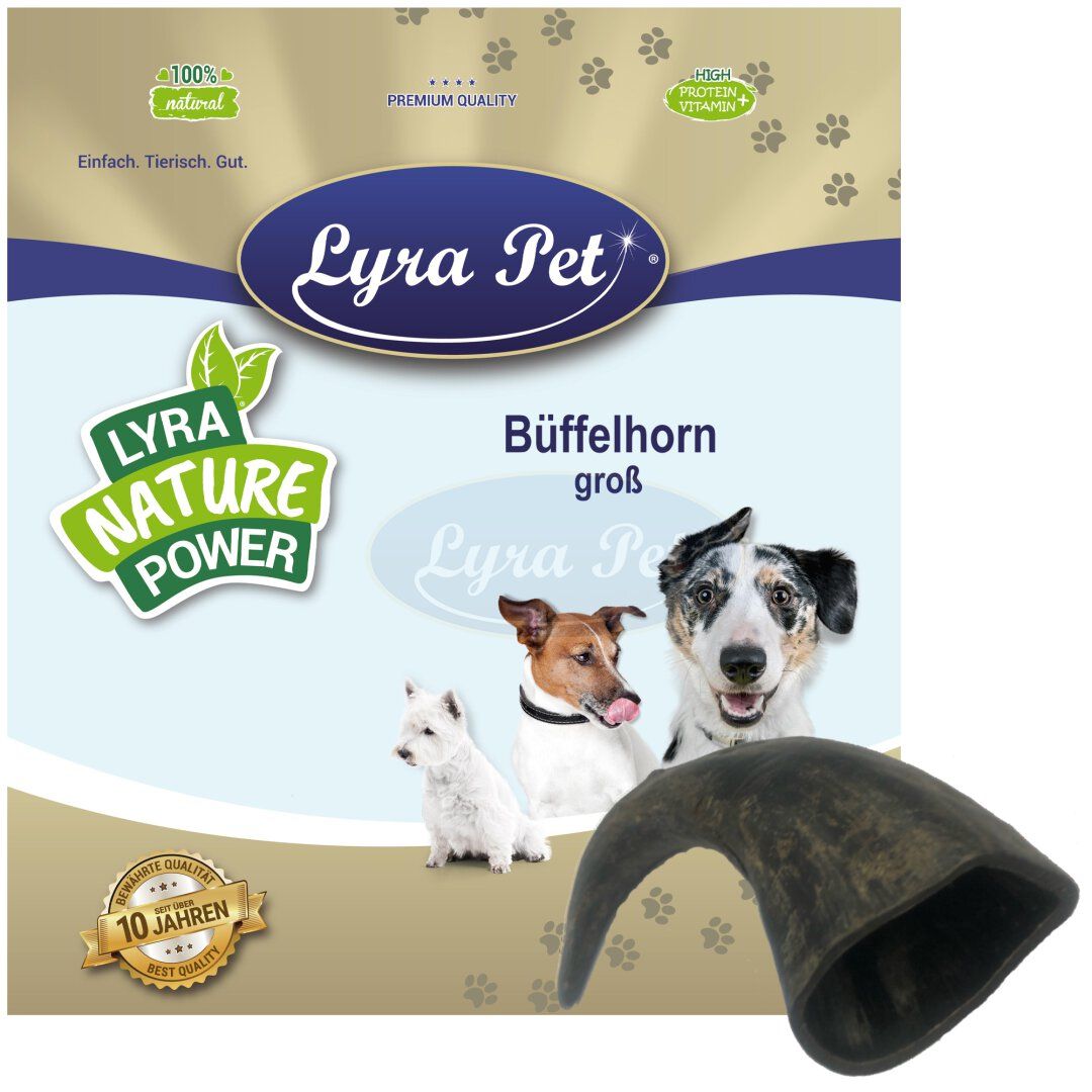 Lyra Pet® Büffelhorn groß