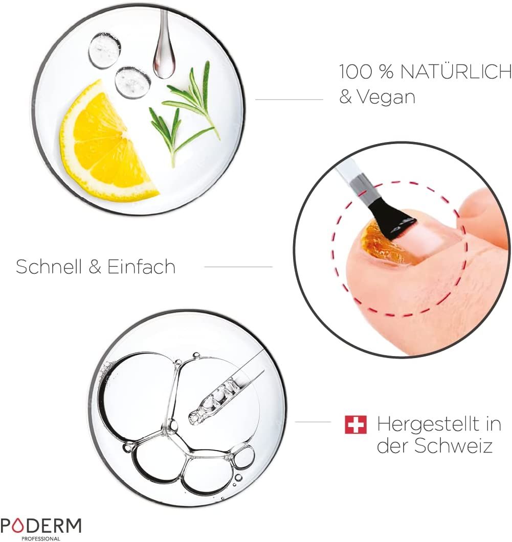 PODERM - NAGELPILZ-BEHANDLUNG Mit der Kraft antimykotischer, reparierender, reinigender