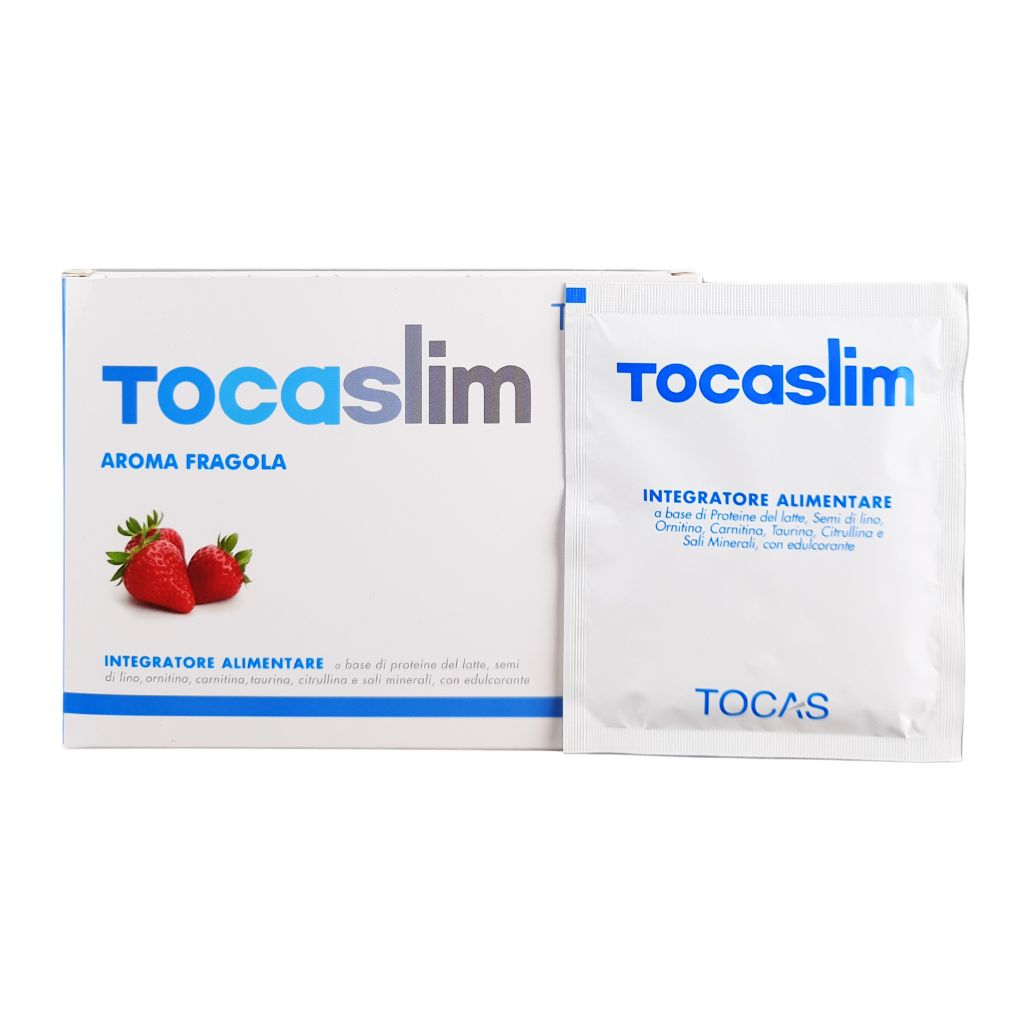 Tocas Tocaslim Fragola Proteine Isolate del Siero del Latte