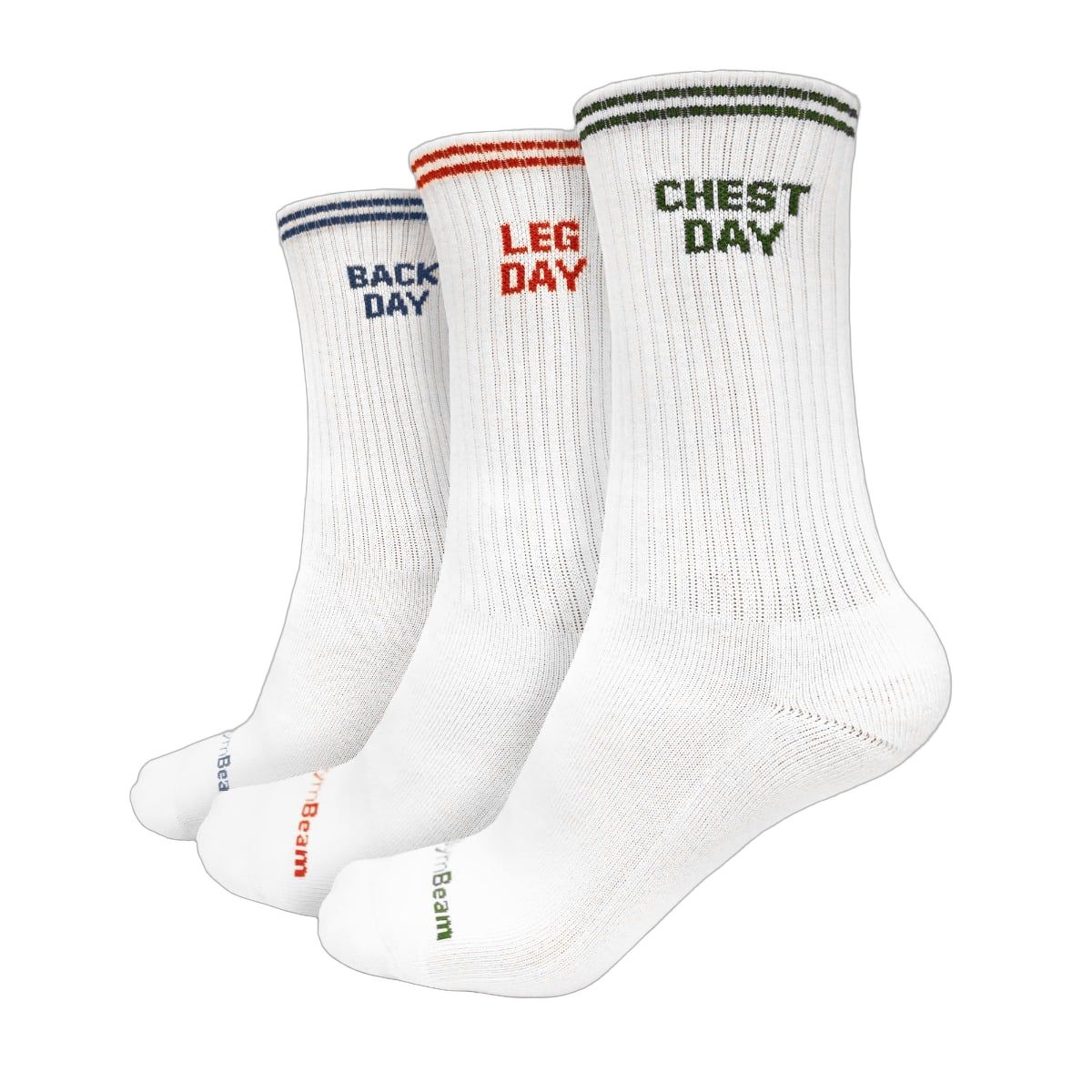 GymBeam Socken Unisex mit 3/4 Länge und nahtloser Spitze in Weiß