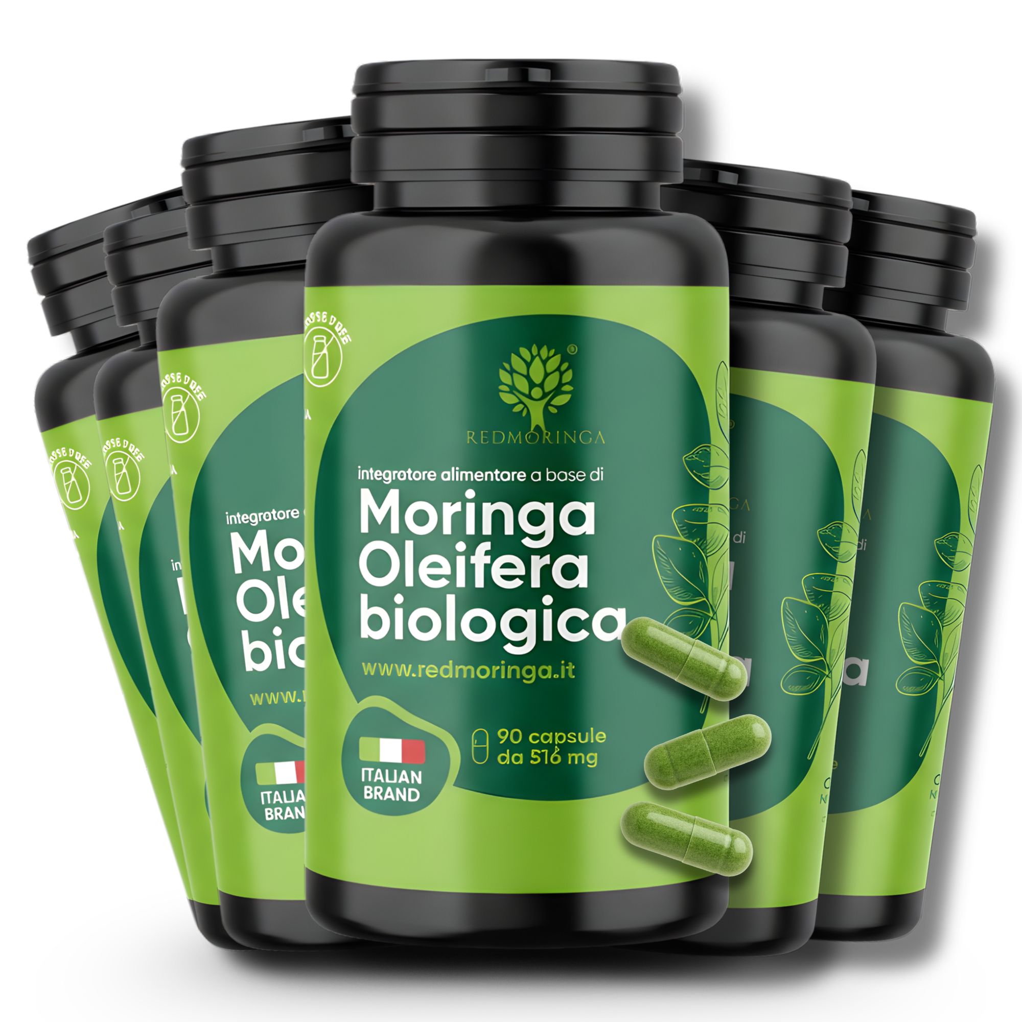 RedMoringa BIO Moringa Oleifera 540 Kapseln 6 St