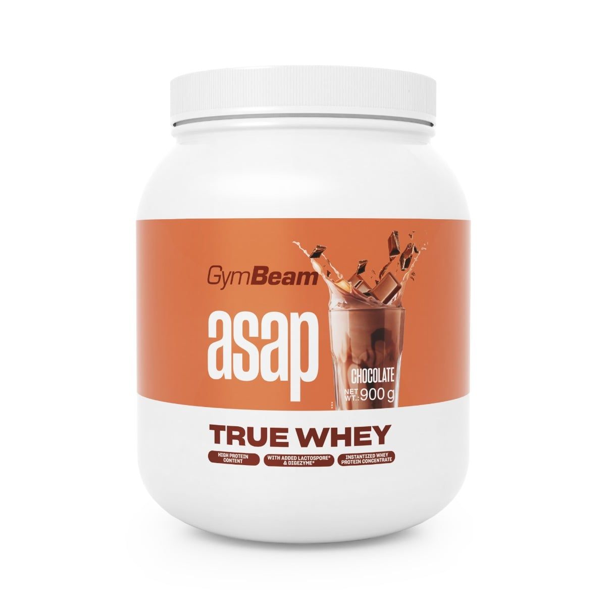 GymBeam True Whey Molkenprotein-Konzentrat Pulver 900 g