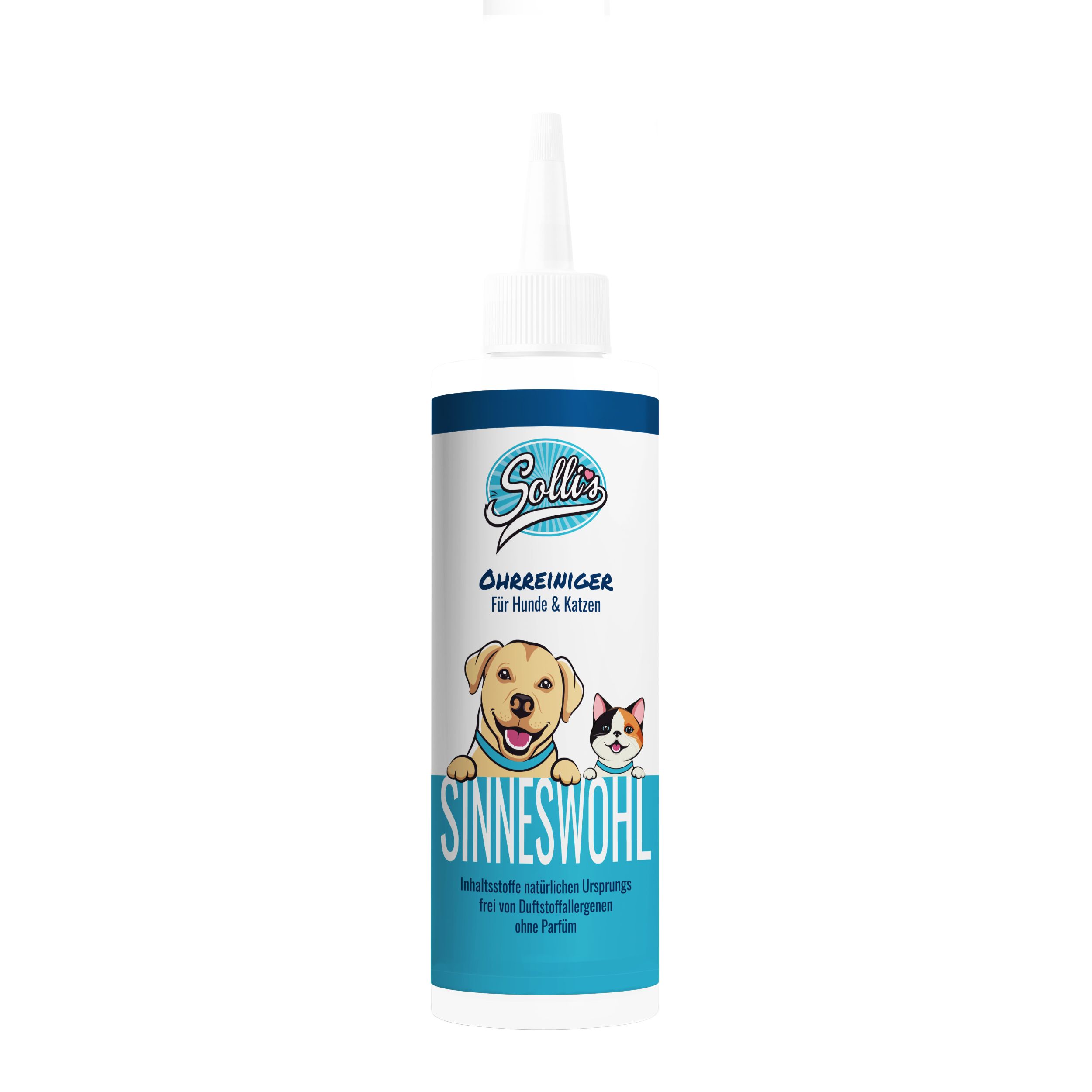 Sollis Sinneswohl – Ohrenreiniger für Hunde & Katzen 100 ml Ohrentropfen