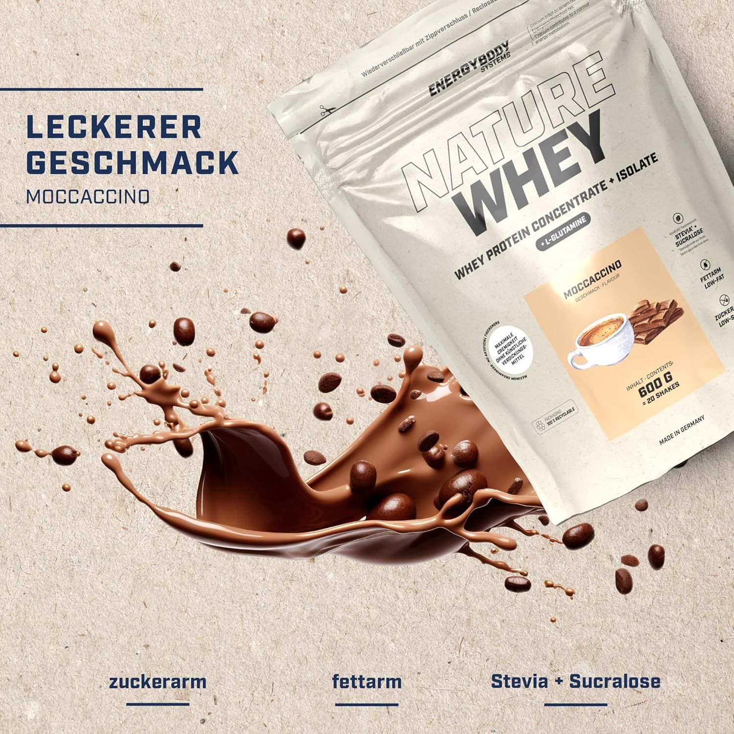 Energybody Systems Nature Whey Protein Moccaccino