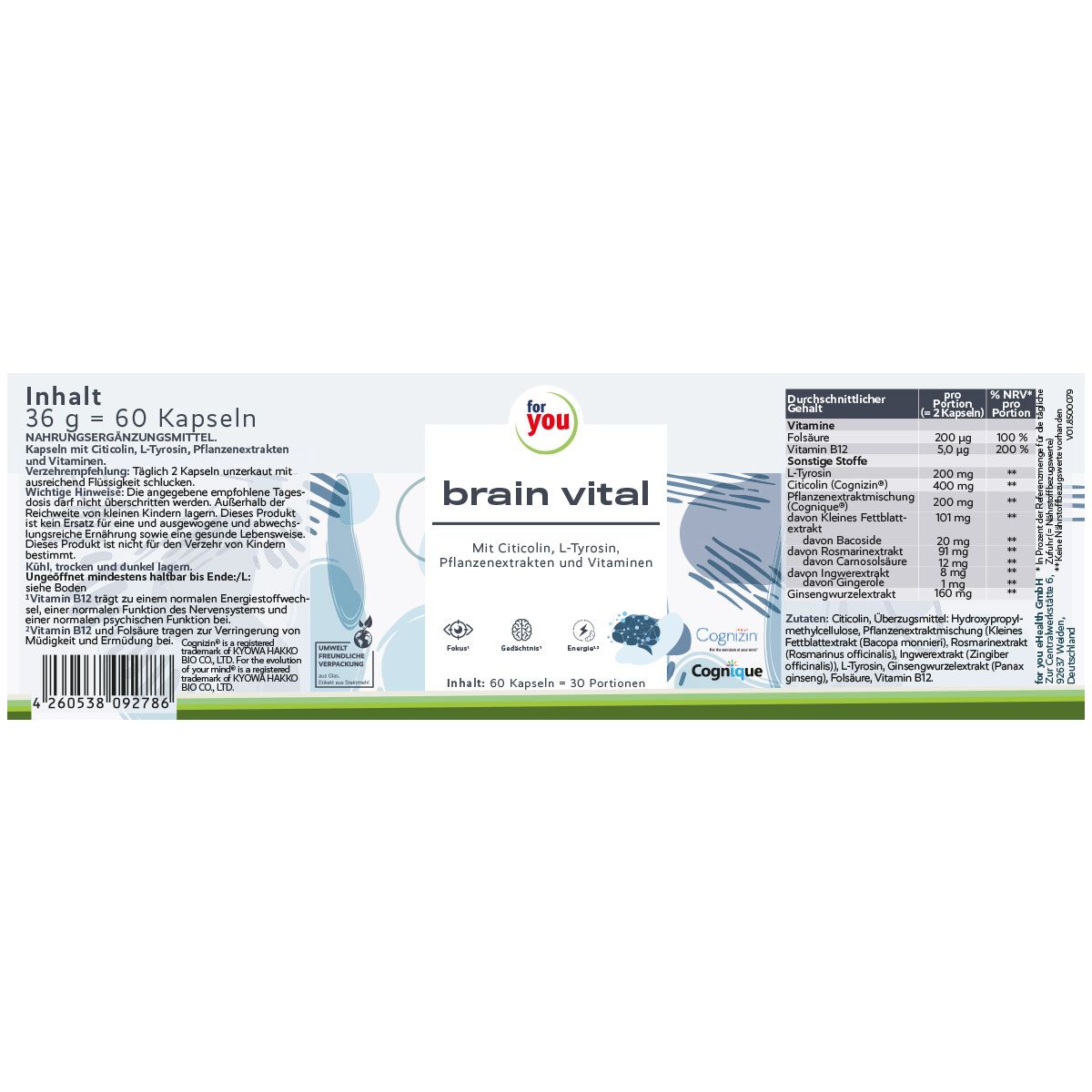 for you Brain Vital