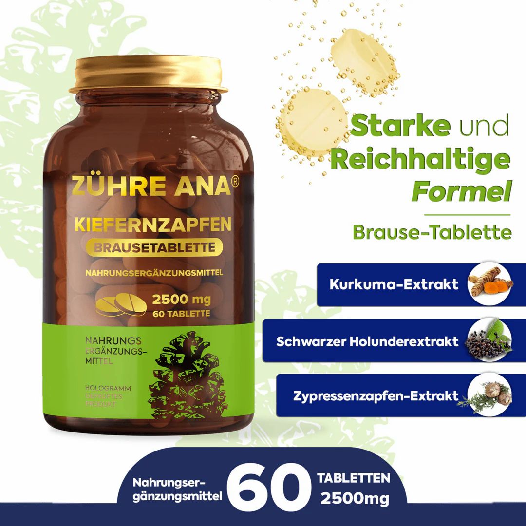 Zühre Ana | Kiefernzapfen Brausetabletten