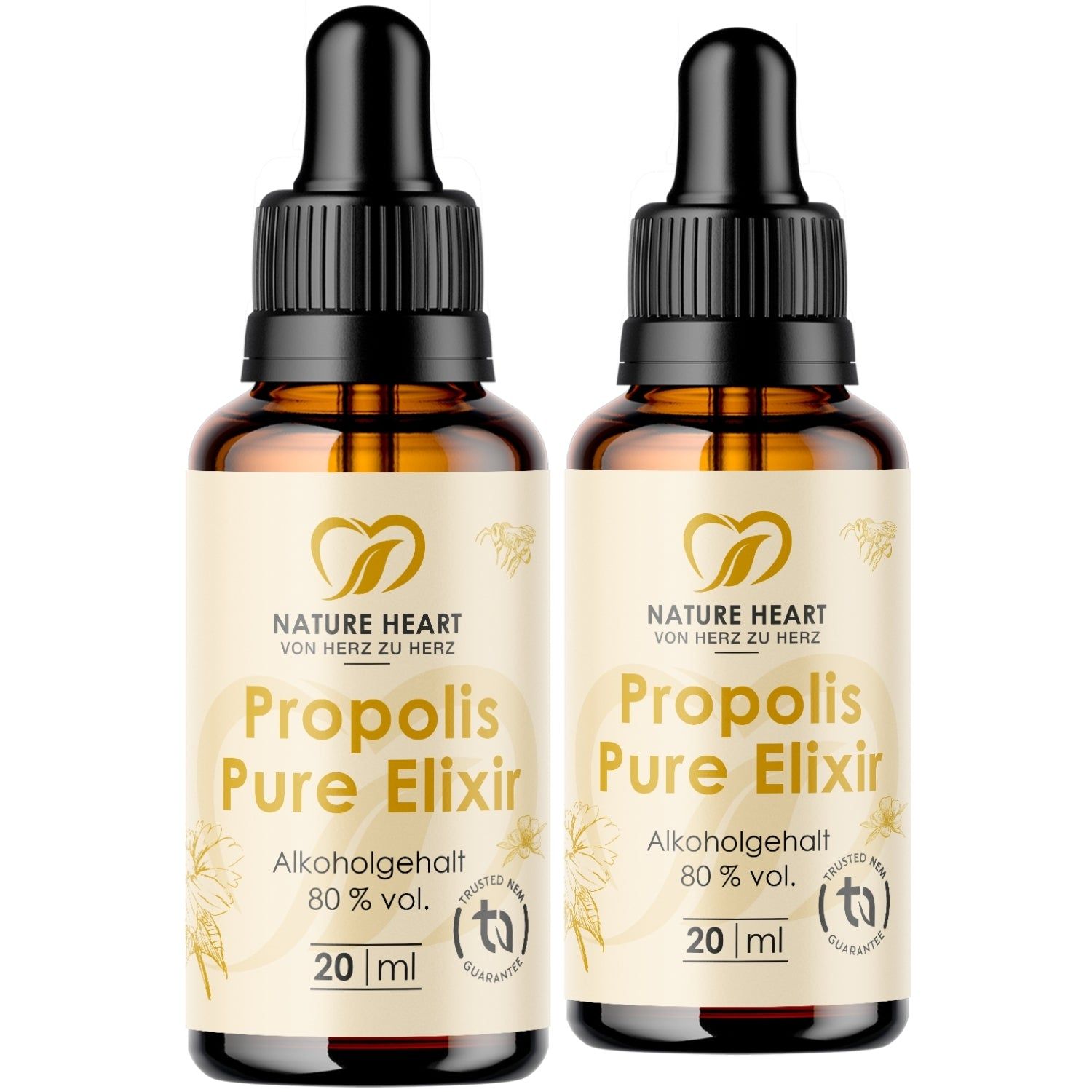 Nature Heart Propolis Pure Elixir - Tropfen 2x20 ml