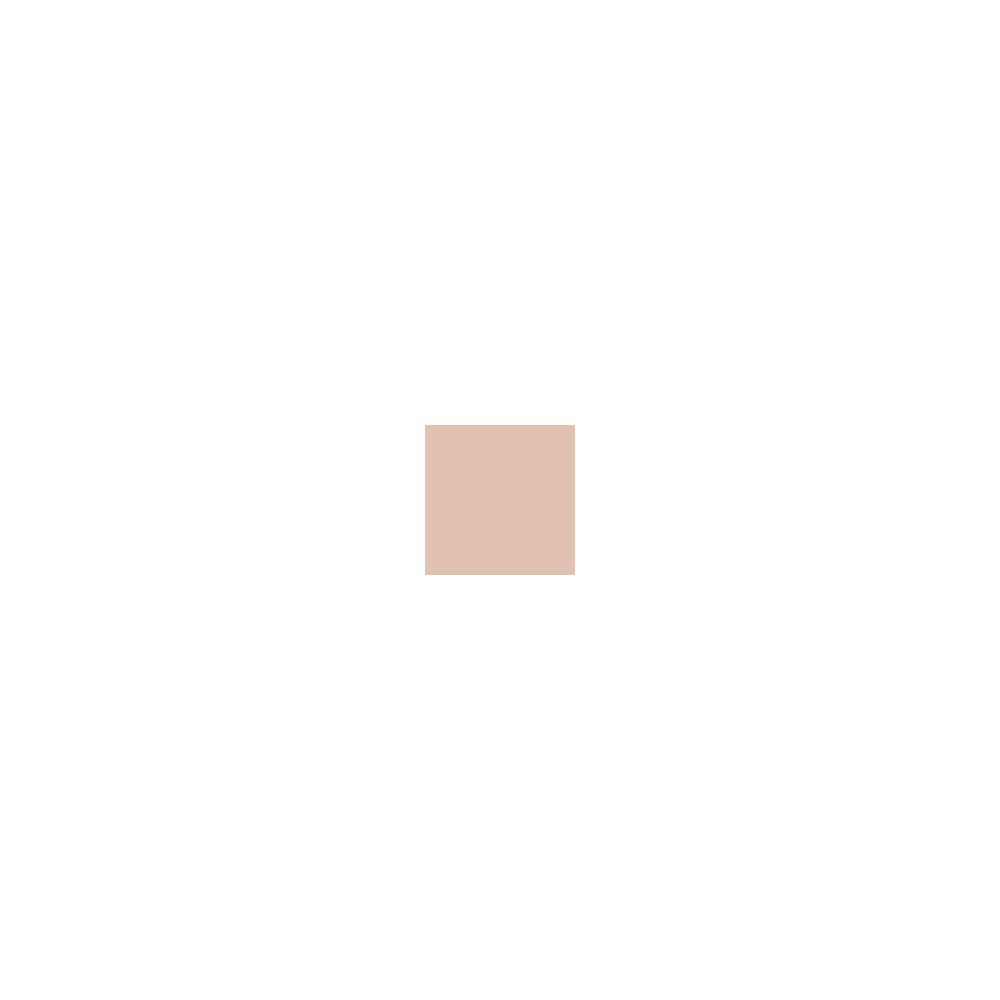 Quadratische Concealer-Farbe. Helle, beige Farbe auf weißem Hintergrund.