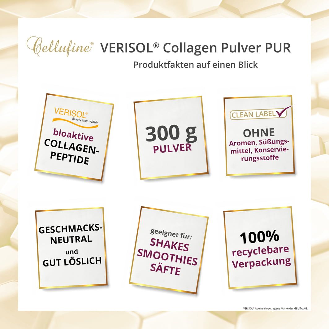 Cellufine® VERISOL® B (Rind) Collagen-Pulver PUR - Dose 300 g - Shop ...