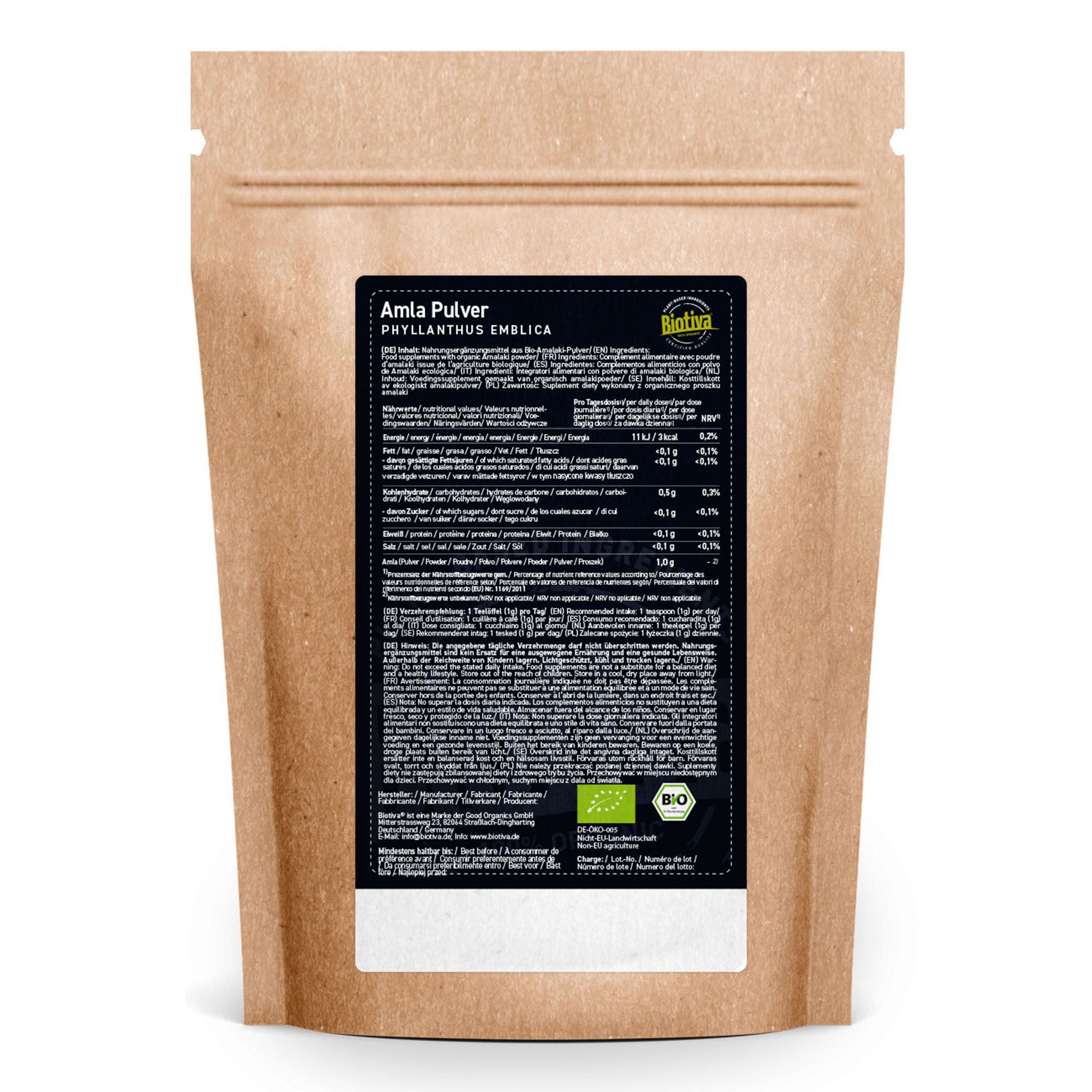 Biotiva Amla Pulver Bio