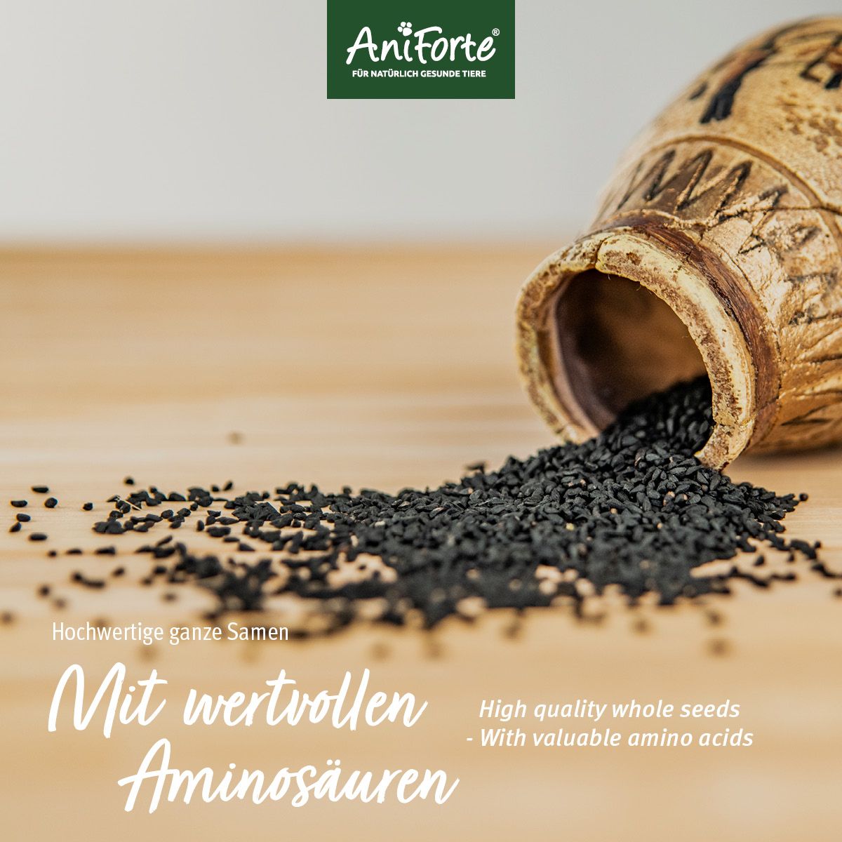 AniForte Ägyptische Schwarzkümmelsamen 1 kg Samen