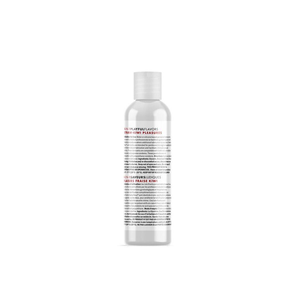Swiss Navy - 4 In 1 Lubricant with Straw-Kiwi Pleasures Flavor