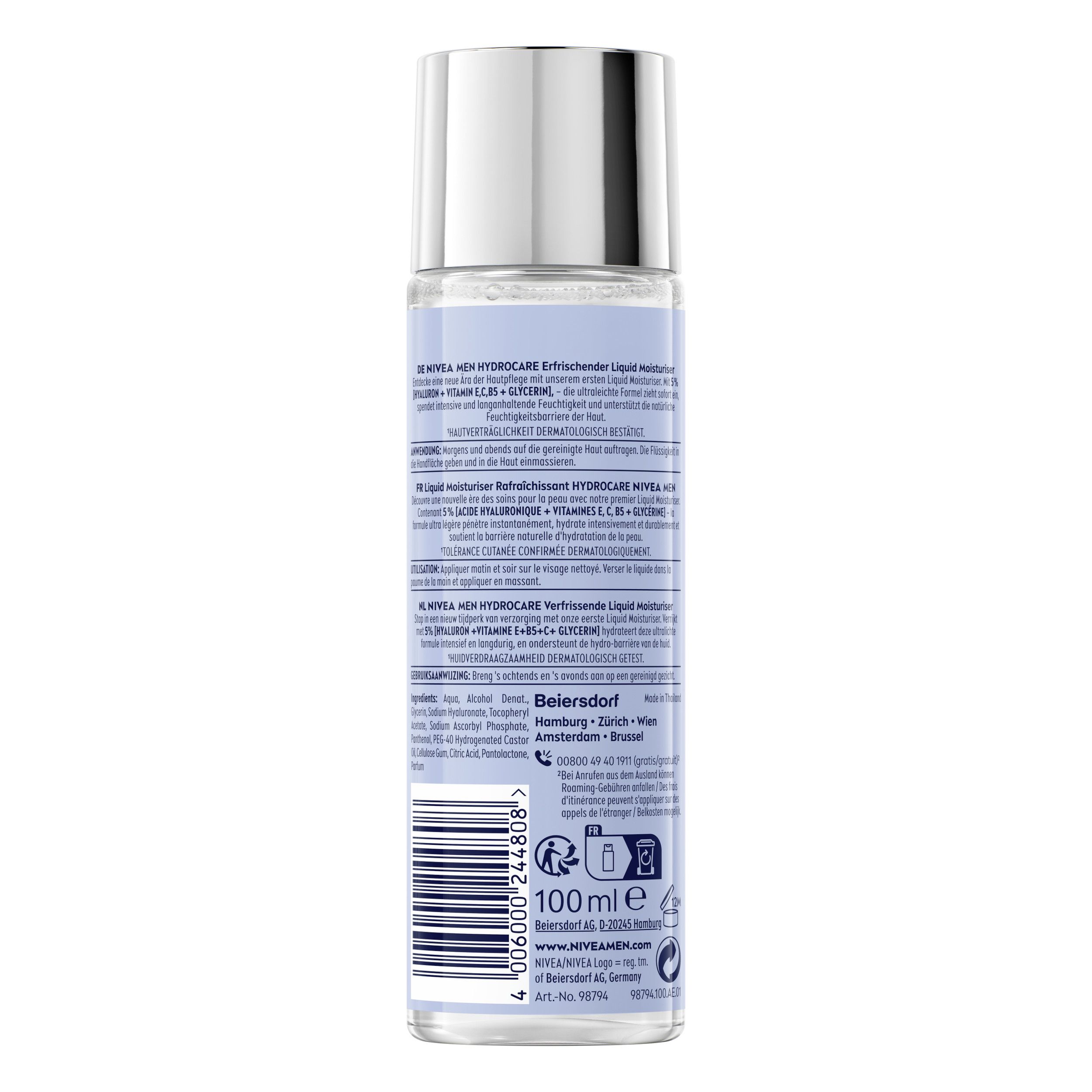NIVEA MEN HydroCare Erfrischender Liquid Moisturiser