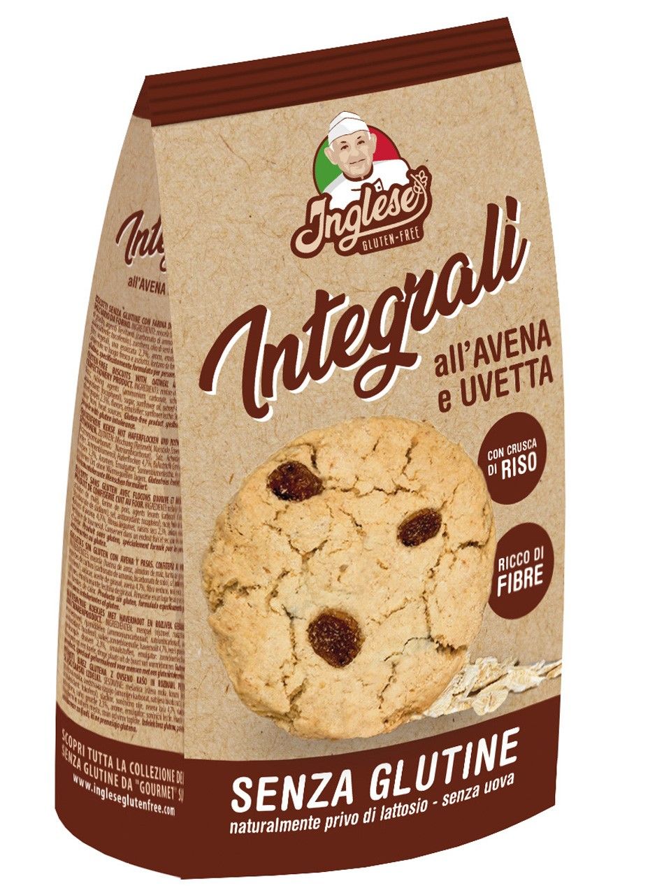 Gaia Inglese Bisc.avena Uvetta 300G - Immagine 6