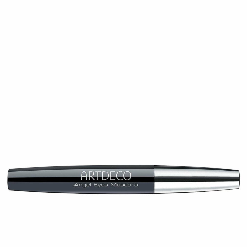 Artdeco Angel Eyes Mascara. Schwarze Mascarahülse mit silberfarbenem Deckel. Aufschrift: ARTDECO Angel Eyes Mascara.
