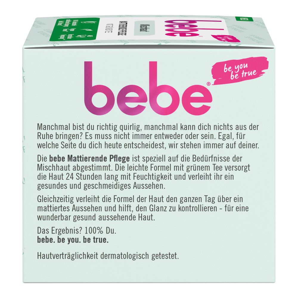 bebe - Hautpflege "Mattierende Pflege" 6er-Pack