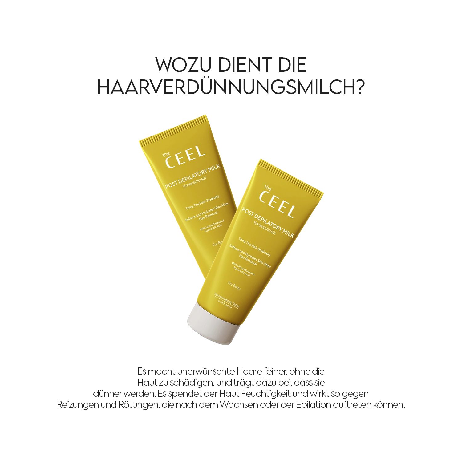 THE CEEL Körpermilch nach der Haarentfernung