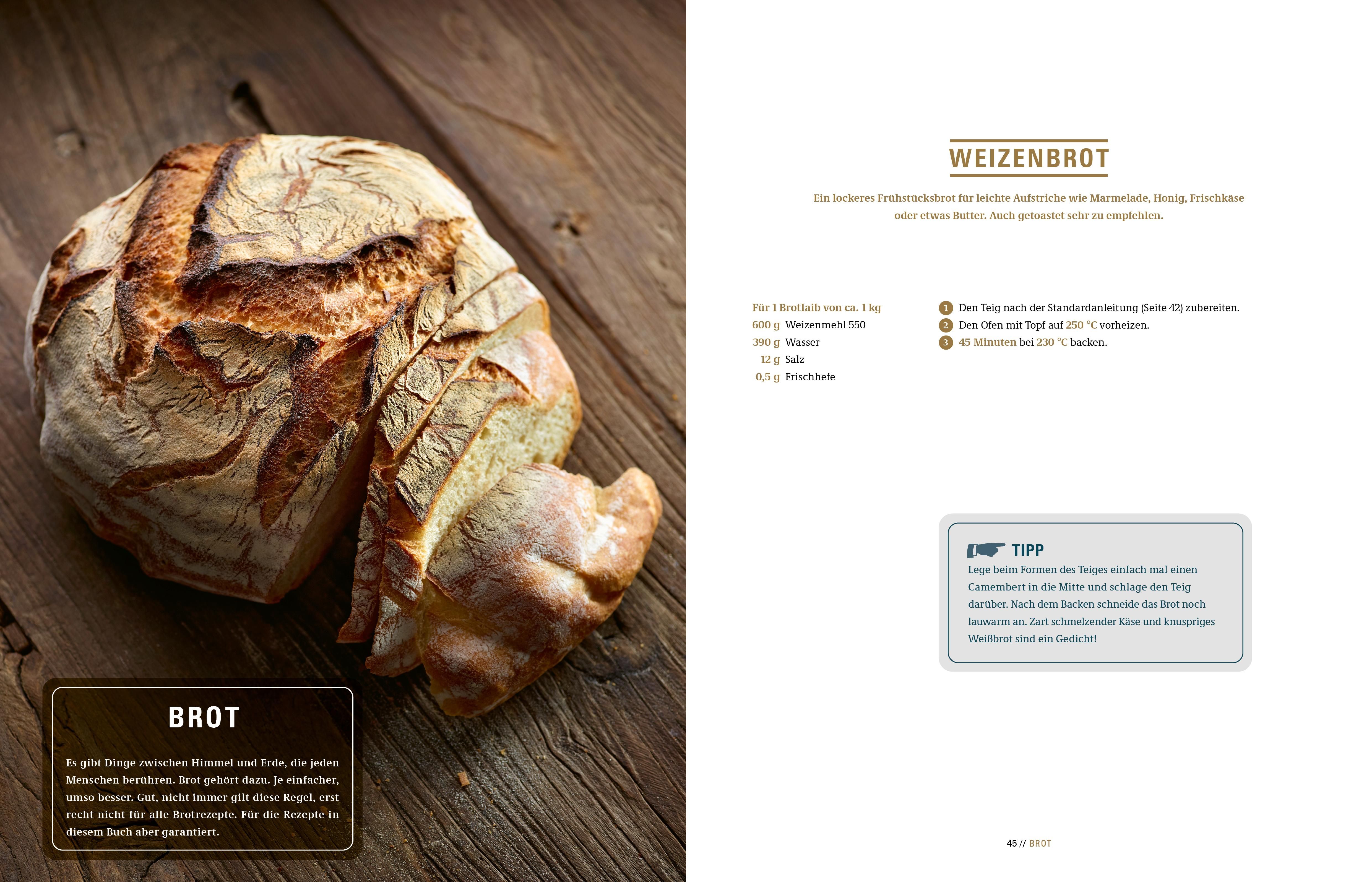 Brot backen in Perfektion mit Hefe