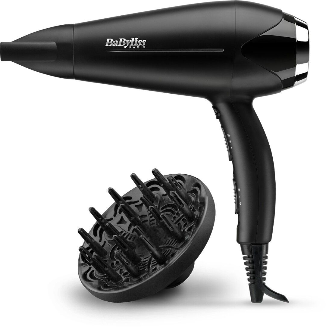 BaByliss Haartrockner D572De Turbo Smooth 2200 schwarz/silber