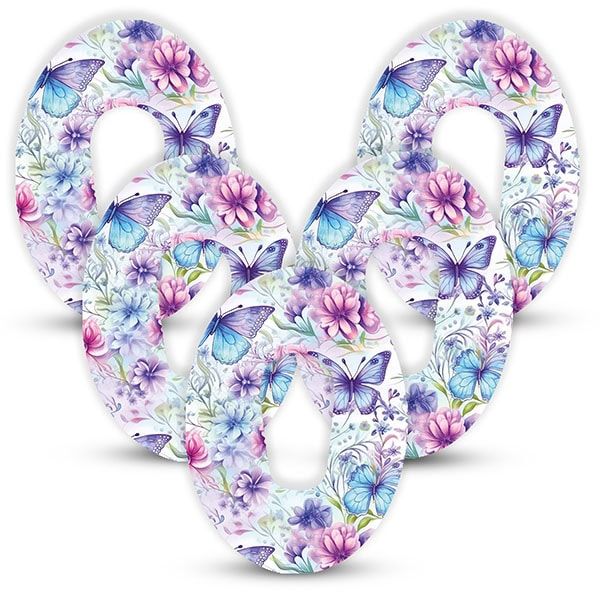 Diasticker® Dexcom G6 Fixiertapes "Butterfly Kiss"