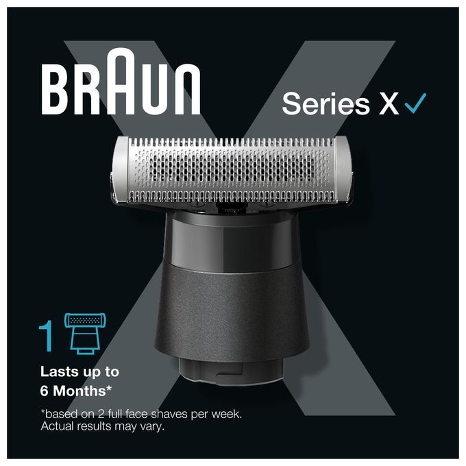 Braun - Scherkopf "Series X - XT20" in Schwarz