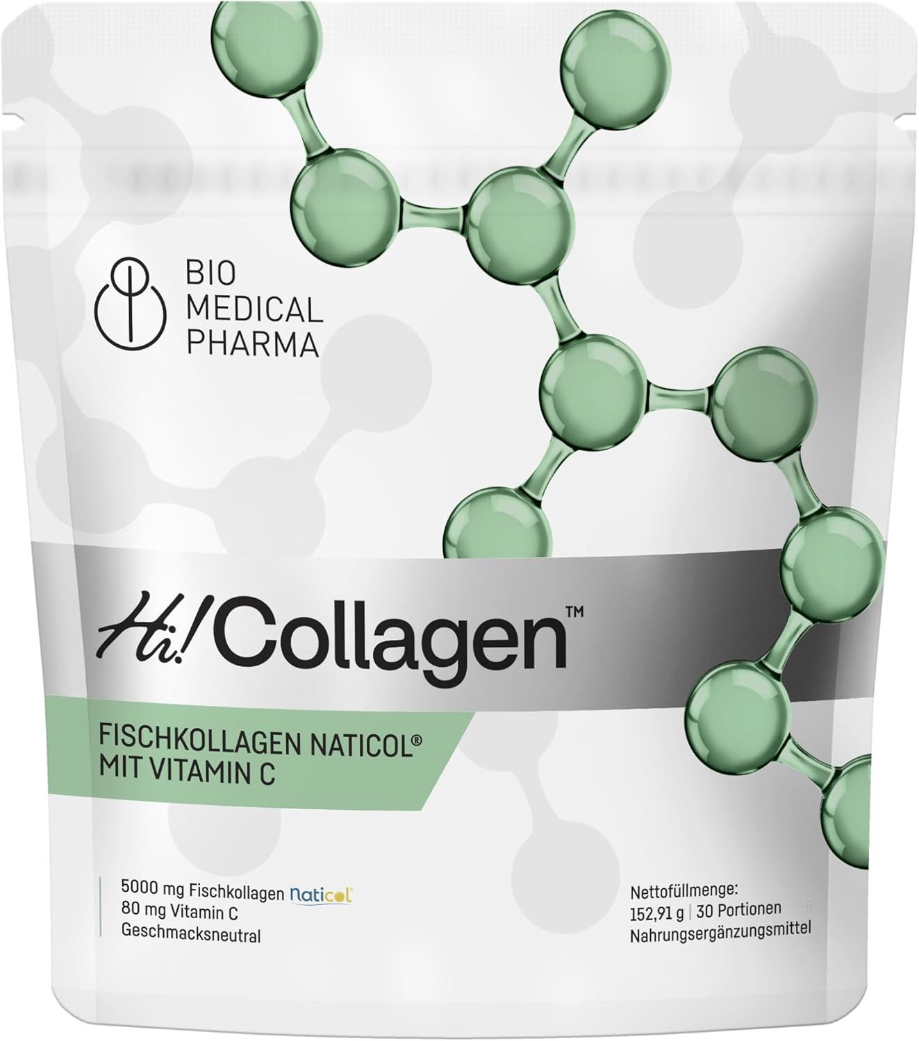 Bio Medical Pharma Collagene Marino in Polvere con Vitamina C