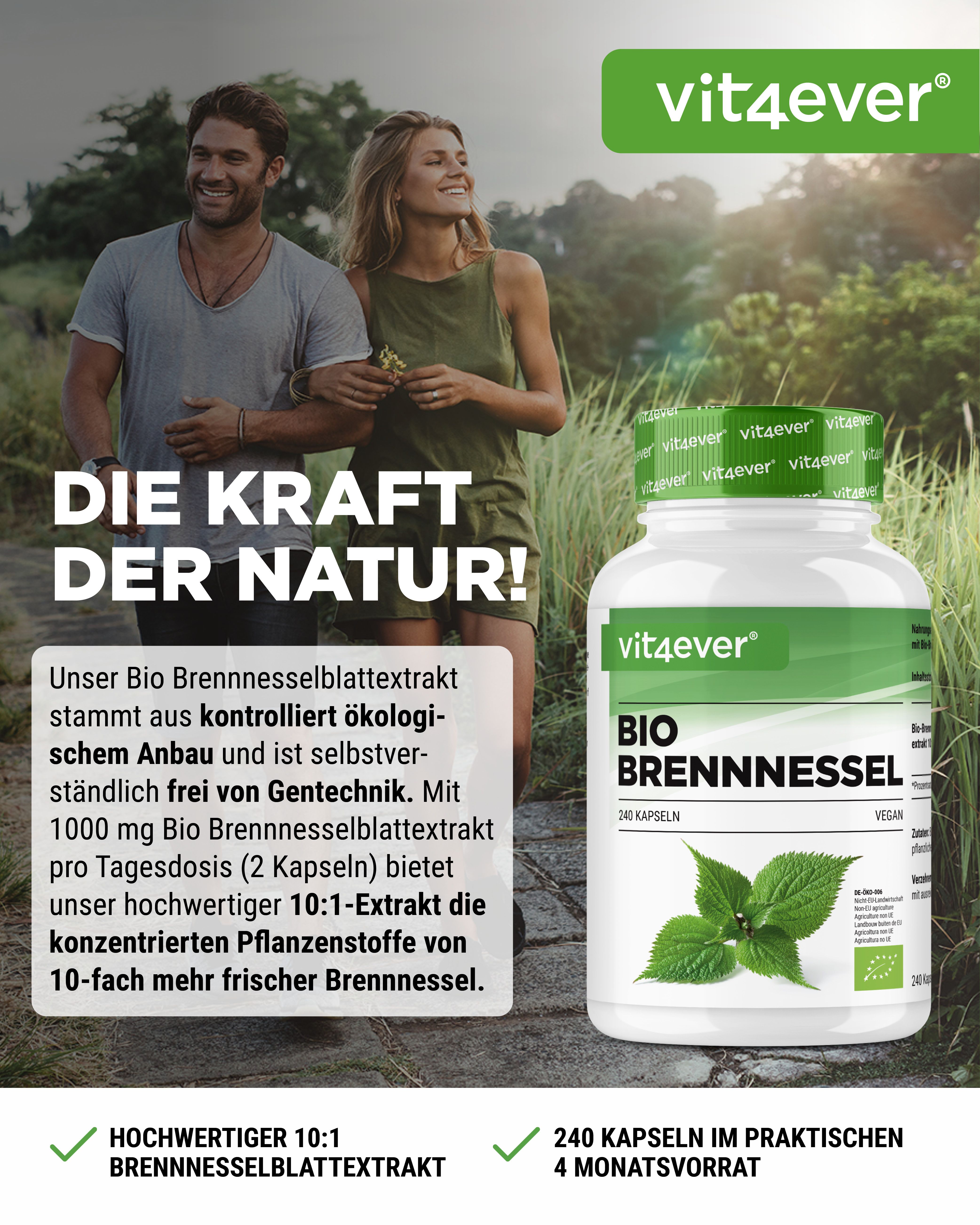 vit4ever Bio Brennnessel Extrakt