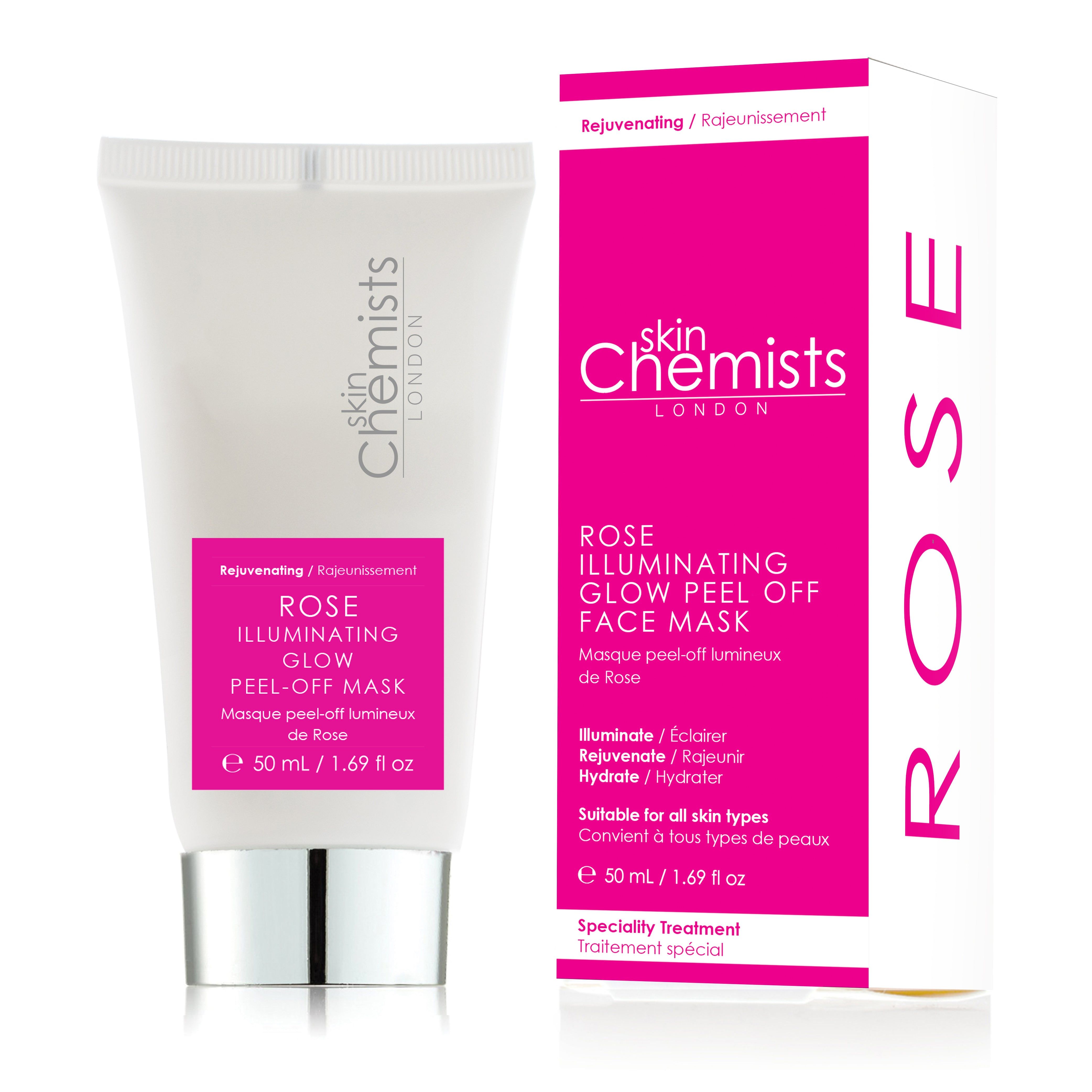 SkinChemists Rose Illuminating Glow Peel-Off-Maske
