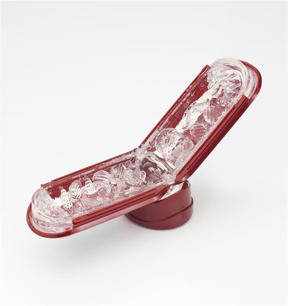 Masturbator „Flip 0 (Zero) Red Warmer Package“ plus Heizstab | TENGA