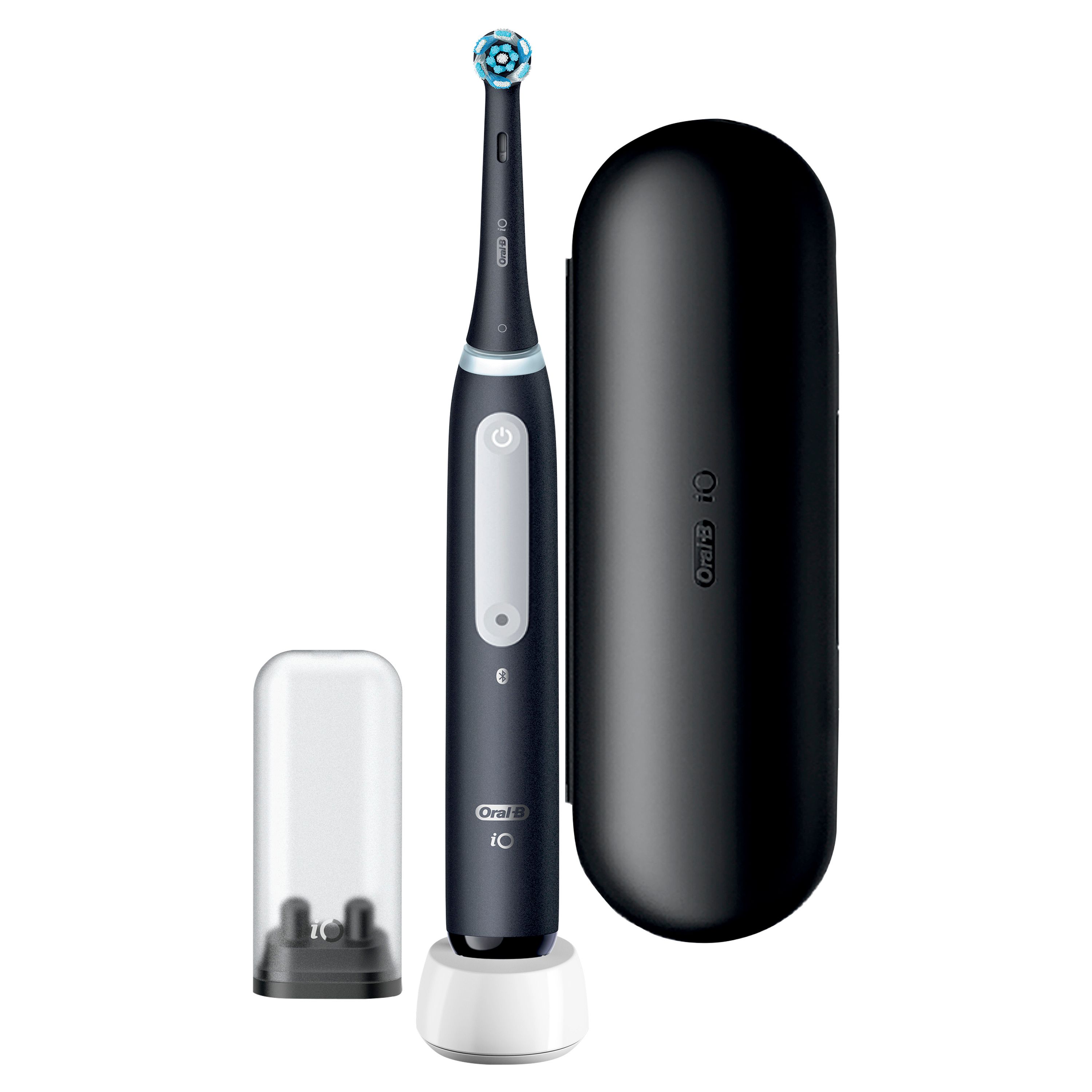 Oral-B - Elektrische Zahnbürste "iO Series 4 + Reiseetui" in Schwarz