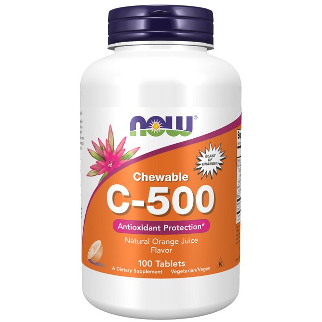 Now Foods Vitamin C-500 mg 100 Pc