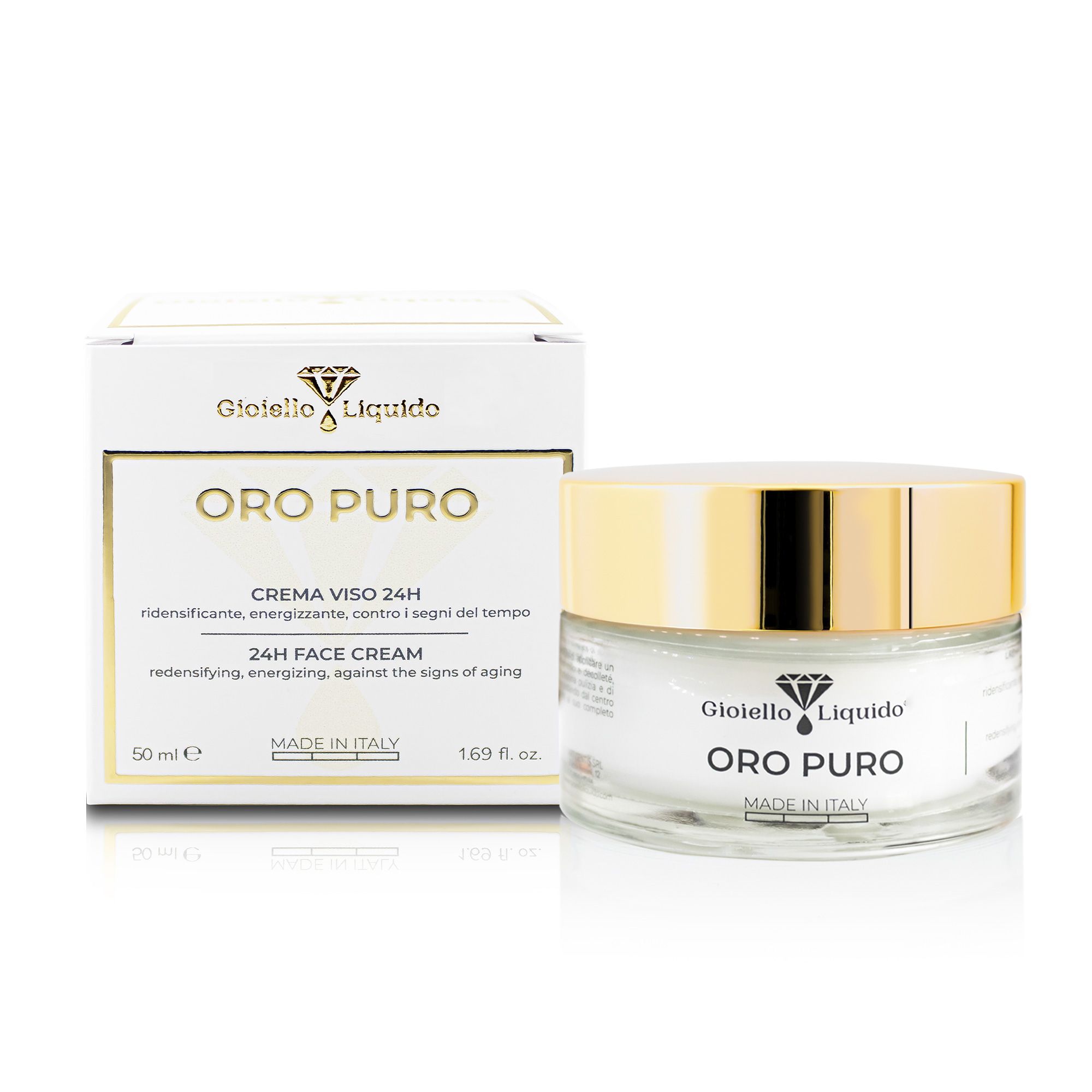 Gioiello Liquido 24h Gesichtscreme "Pure Gold“