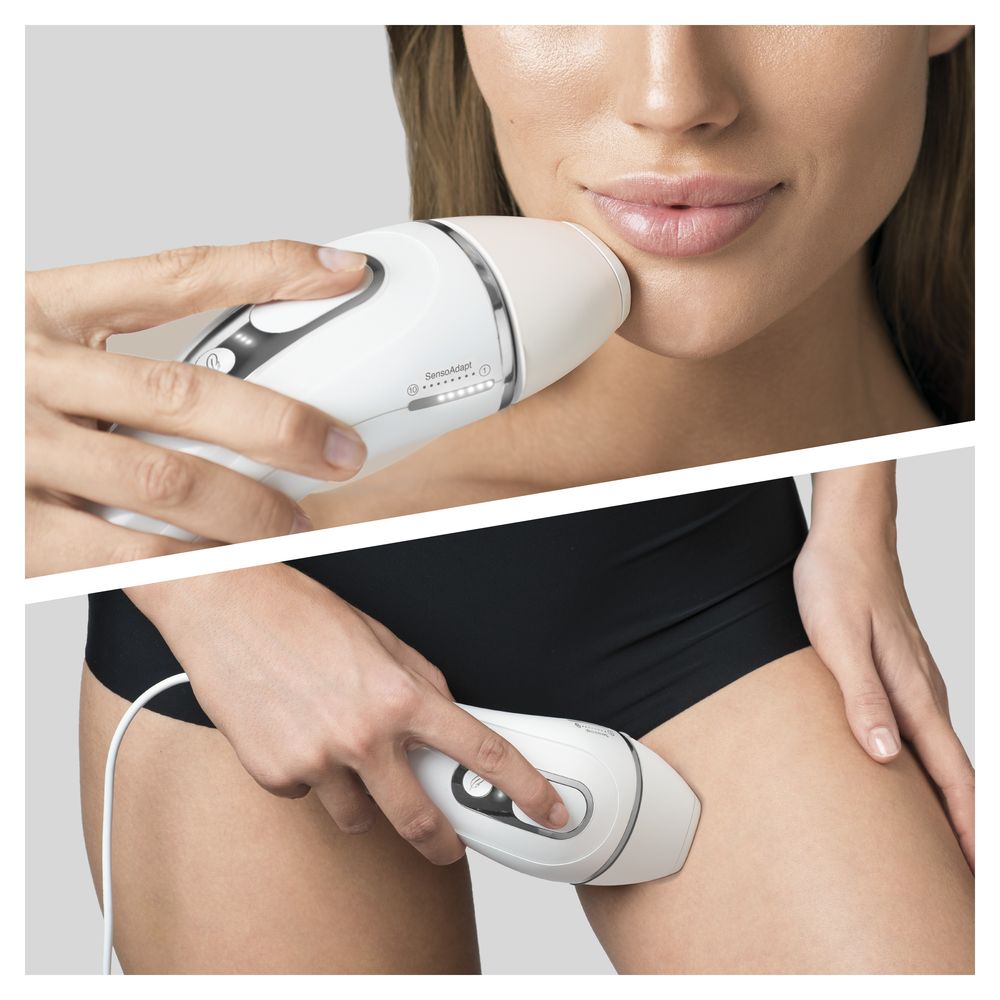 Braun - IPL System "Silk Expert Pro 5 - 100 Jahre Design Edition" in Weiß und Silber