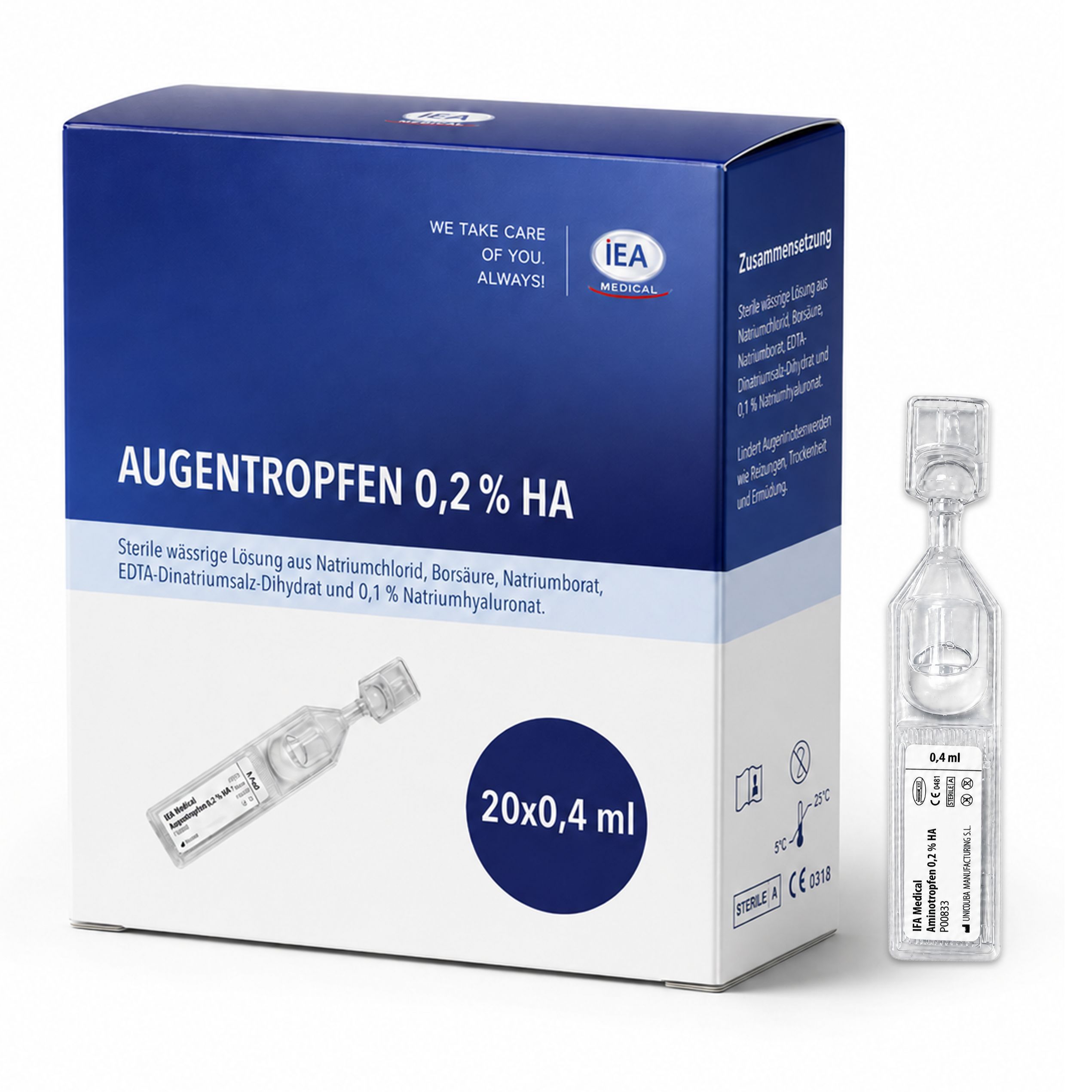 IEA Medical Augentropfen Hyaluron 0,2%
