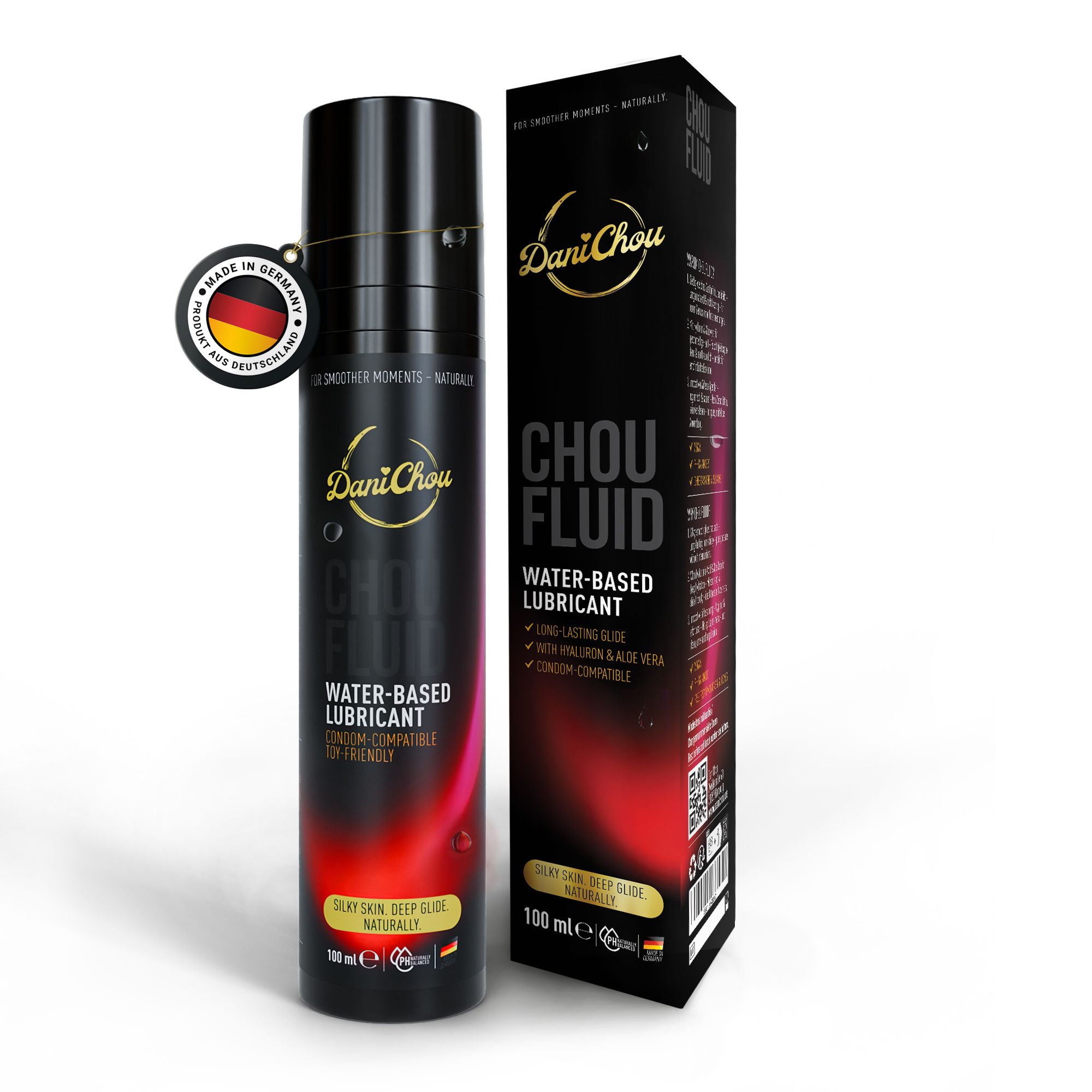 DaniChou ChouFluid Gleitgel wasserbasiert 100 ml