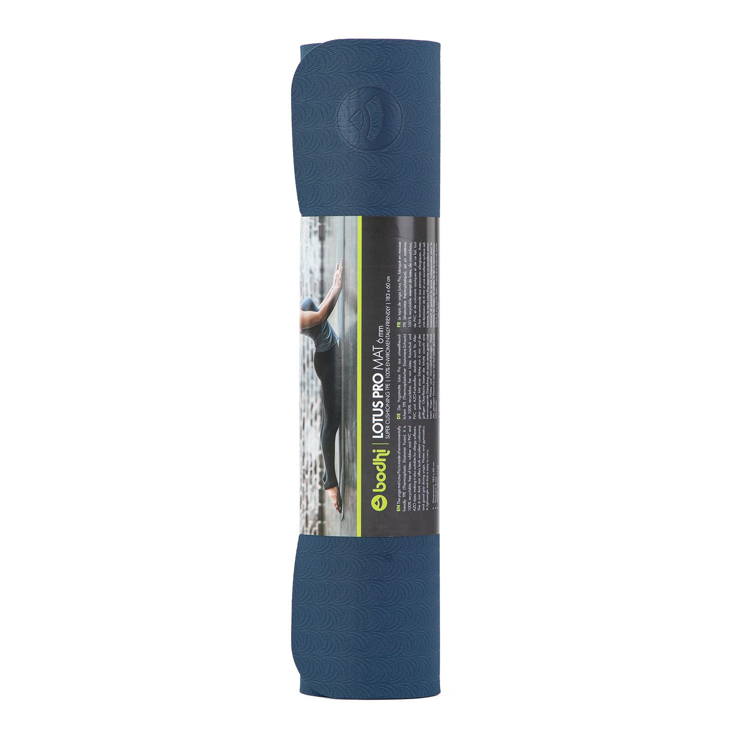 bodhi Yogamatte Lotus Pro, TPE blau/hellblau